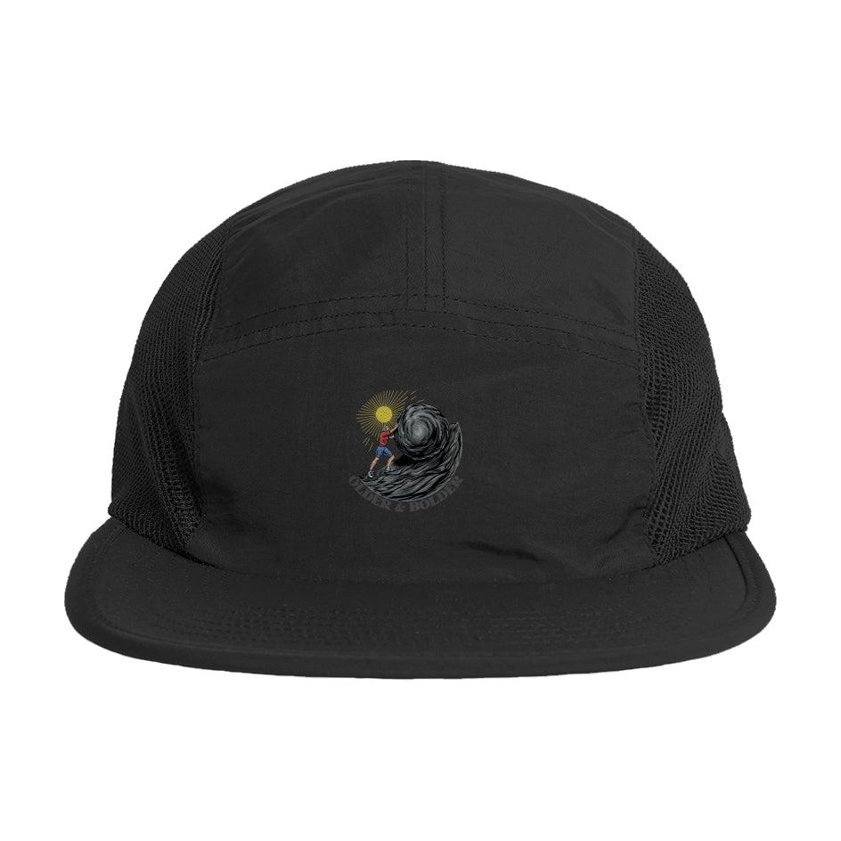 Active Finn Cap in Black colour, by Older and Bolder Apparel