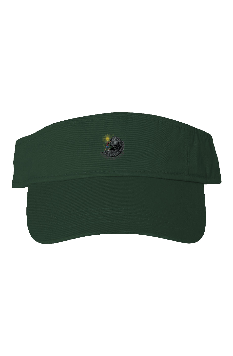 Classic Visor Cap in Forest Green color, by Older and Bolder Apparel